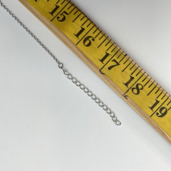 Silver Tone Purple Glass Cat Eye Round Rhinestone Boho Necklace Fashion Collar - Picture 8 of 8